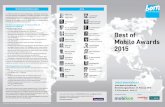 #bom15 Best of Mobile Awards 2015 - Ausschreibung