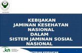 Jaminan Kesehatan Nasional Dalam Sjsn -Ismi-24092014