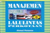 Ahmad Munawar Manajemen Lalulintas Perkotaan