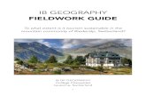 IB Geography Fieldwork Guide