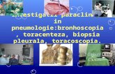 Investigatii Paraclinice in Pneumologie (1)
