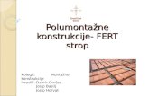 Polumontažne Konstrukcije- FERT Strop
