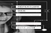 SUPER Repertoire Web Amelioration Francais 2013
