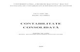 Contabilitate Consolidata - Radu Florea - Suport de Curs