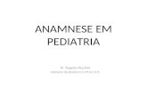 1. Propedeutica Pediatrica - Anamnese Pediatrica