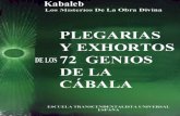Plegarias Y Exhortos de Los 72 Genios de La Cábala (Kabaleb)