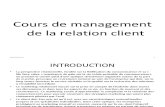 Cours Management de La Relation Client Juin 4 Départ 2013