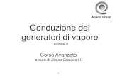 Corso Conduzione Generatori Vapore Lezione 6