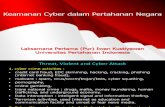 Keamanan Cyber Dalam Pertahanan Negara Iwan Kustiyawan