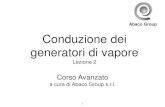 Corso Conduzione Generatori Vapore Lezione 2