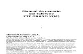 ZTE Grand X(M) Manual de Usuario