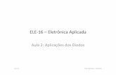 ELE-16 – Aula 2 - Aplicações Do Diodo