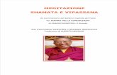 meditazione shamata e vipassana