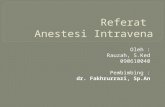 Referat Presentasi anestesi