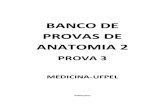 Banco de Provas de Anatomia 2 Prova 3