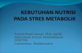 Kebutuhan Nutrisi Pada Stres Metabolik