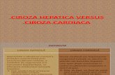 Ciroza Hepatică vs Ciroza Cardiaca