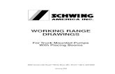 SCHWING Concrete Pump Working Range Drawings