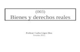 003bienesyderechosreales - Calos López