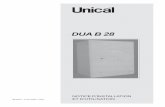 Unical DUA 28kW gas water heater user manual