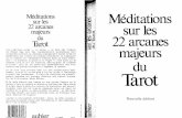 Meditations Sur Les 22 Arcanes Majeurs DuTarot  - Valentin Tomberg
