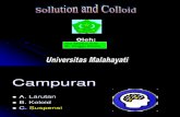 Sollution and Colloid