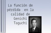 Genichi Taguchi-Funcion Perdida (1)