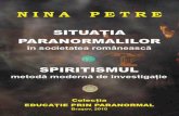 Nina Petre-Situatia Paranormalilor Spiritismul
