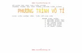 [[] Chuyen de Phuong Trinh Vo Ty