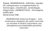 Chirurgie - Hemoragie, hemostaza
