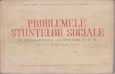 Problemele Stiintelor Sociale 1951