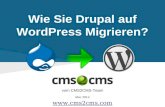 Wie Sie Drupal auf WordPress Migrieren Mit CMS2CMS
