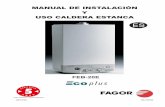 Manual Fagor FEB-20E