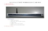 Modem CNET Wireless CAR-854