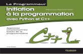 Initiation a la programmation avec Python et C++