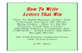 A.W.shaw - How to Write Letters That Win