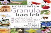 Homeopatija, granula kao lek