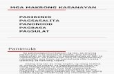 Apat Na Makrong Kasanayan - Report