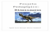 Projeto Pedagógico Dinossauros