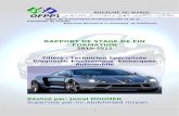 RAPPORT DE STAGE DE FIN FORMATION - Diagnostic Électronique Embarquée Automobile