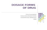 Dosage Forms of Drug