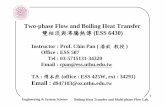 Chapter 1 Two-Phase Flow and Boiling Heat Transfer