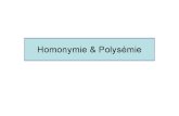 homonymie vs polysémie