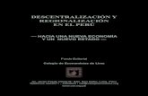 Descentralizacion y Regionalizacion en El Peru