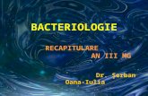 Bacteriologie Mg III Recapitulare.