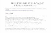 HISTOIRE DE L’ART CHRONOLOGİE