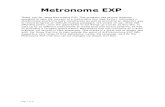 Metronome Exp