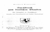 Bednarski, Gerhard - Durchbruch zum deutschen Glauben (1941)