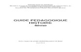 Guide Pedagogique Histoire 4eme