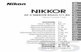 NIKON AFS85_1.4G